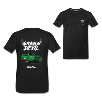 T- Shirt 5inline Motorsport Schwarz "Green Devil"